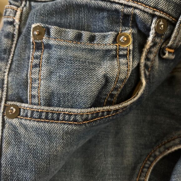 Rag & Bone Tall Mens Standard Issue Fit 2 29 x 33 Slim Leg Dark Wash Blue Jeans - Picture 8 of 9